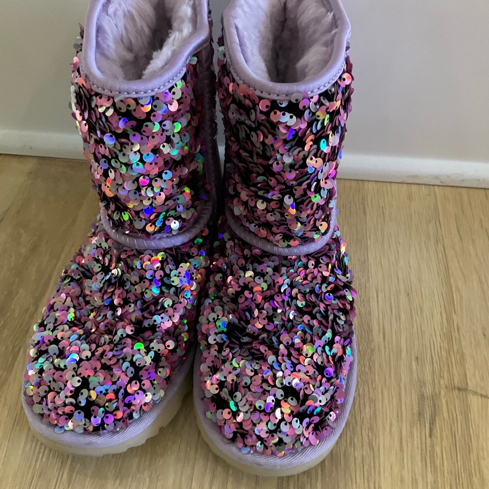 UGG Sequin Kids Boots Size 2